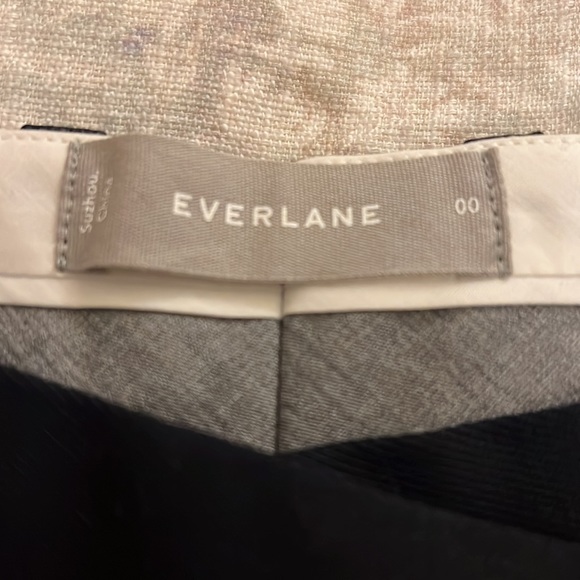 Everlane NWOT Slim Wool Pants in Navy, size 00 - Picture 5 of 8
